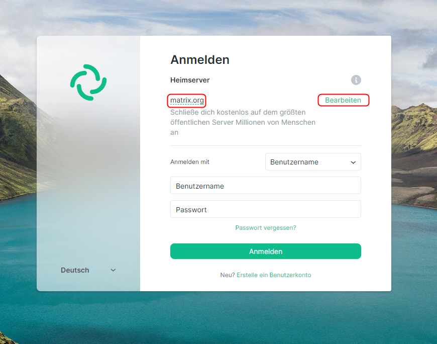 Das Anzeigen von Räumen im Verzeichnis